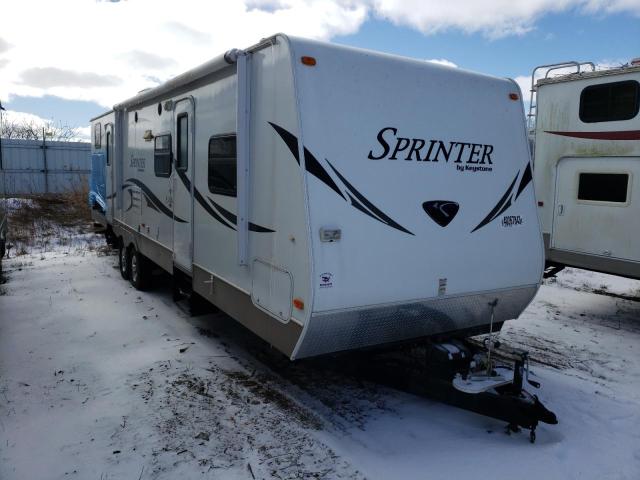 4YDT31128C1530481 - 2012 KEYSTONE SPRINTER WHITE photo 1