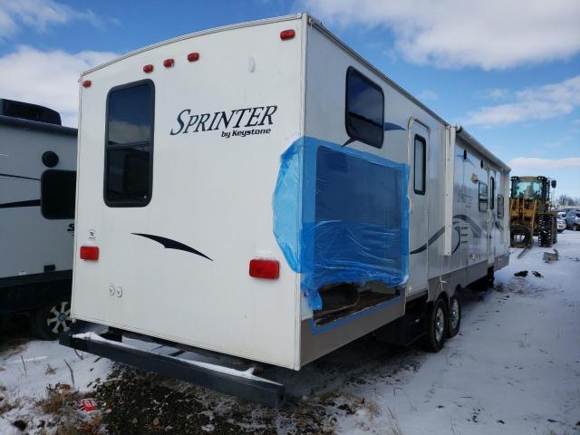 4YDT31128C1530481 - 2012 KEYSTONE SPRINTER WHITE photo 4