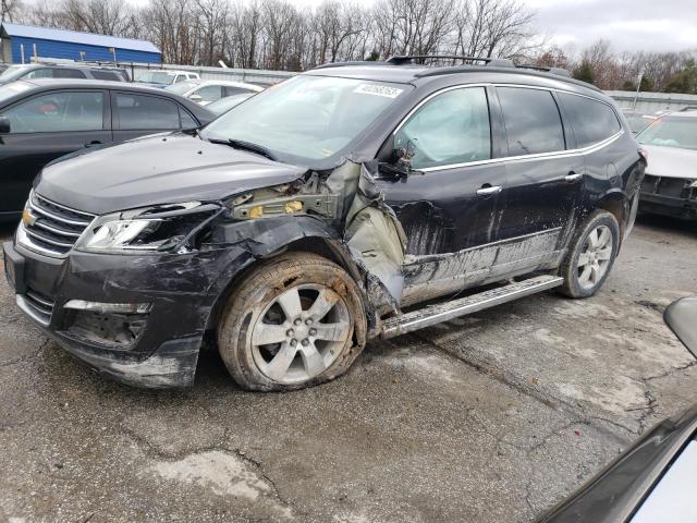 1GNKVJKD0FJ326424 - 2015 CHEVROLET TRAVERSE LTZ BLACK photo 1