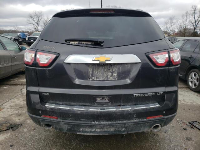 1GNKVJKD0FJ326424 - 2015 CHEVROLET TRAVERSE LTZ BLACK photo 6