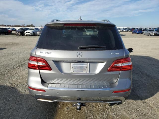 4JGDA5HB5EA275264 - 2014 MERCEDES-BENZ ML 350 4MATIC SILVER photo 6