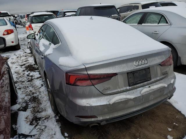 WAUENCF52JA135775 - 2018 AUDI A5 PREMIUM PLUS S-LINE SILVER photo 2