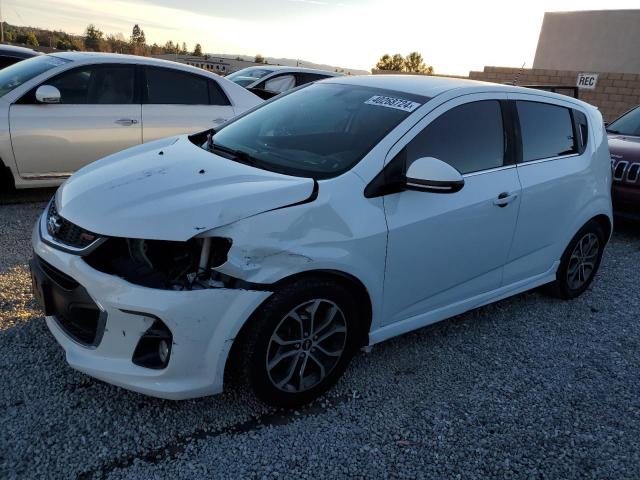 1G1JD6SH2H4177550 - 2017 CHEVROLET SONIC LT WHITE photo 1