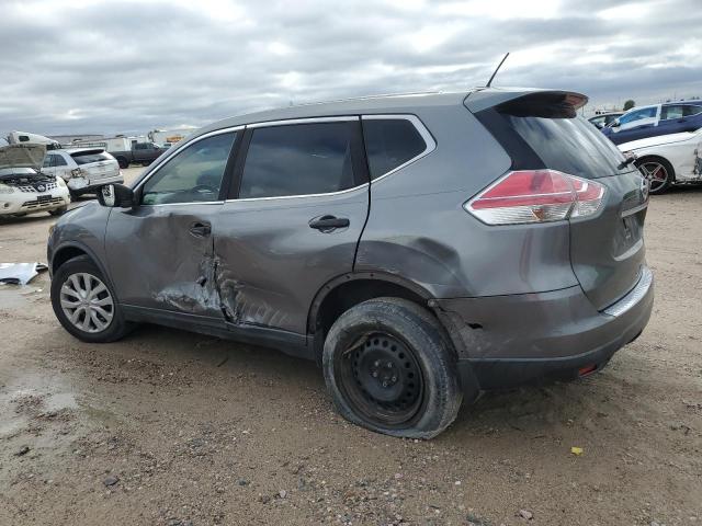 KNMAT2MT1GP632244 - 2016 NISSAN ROGUE S GRAY photo 2