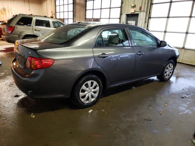 2T1BU4EE7AC529347 - 2010 TOYOTA COROLLA BASE GRAY photo 3