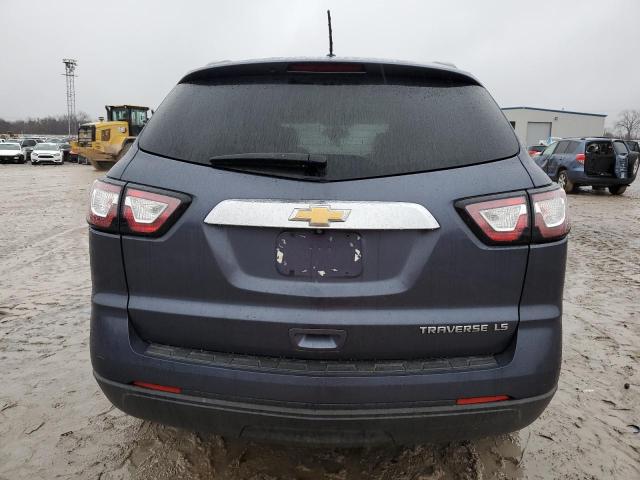 1GNKRFED9DJ182835 - 2013 CHEVROLET TRAVERSE LS BLUE photo 6