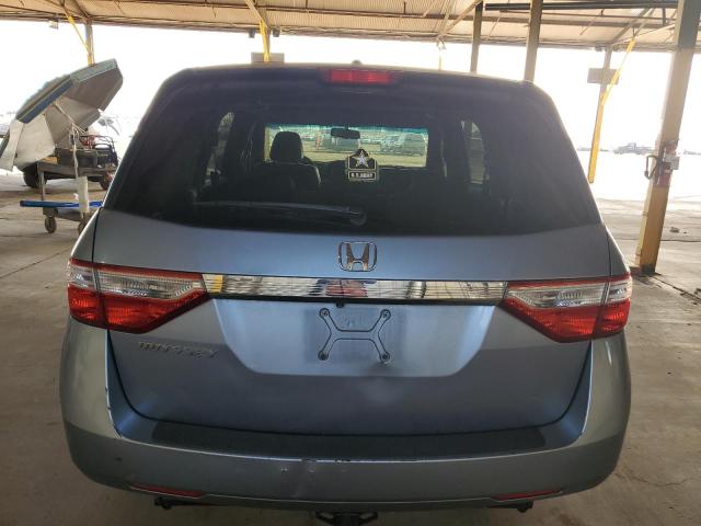 5FNRL5H66CB057216 - 2012 HONDA ODYSSEY EXL BLUE photo 6