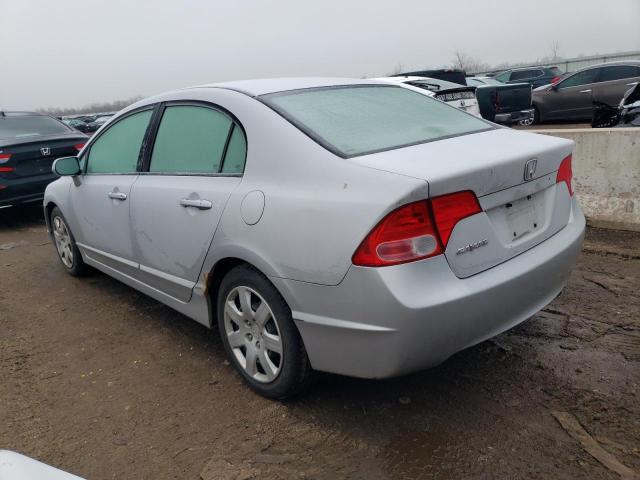 1HGFA165X6L130747 - 2006 HONDA CIVIC LX SILVER photo 2