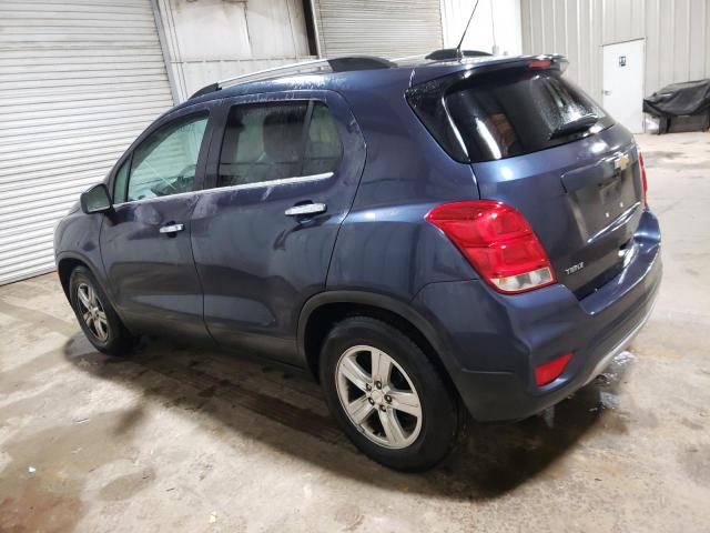 3GNCJLSB1JL372758 - 2018 CHEVROLET TRAX 1LT BLUE photo 2