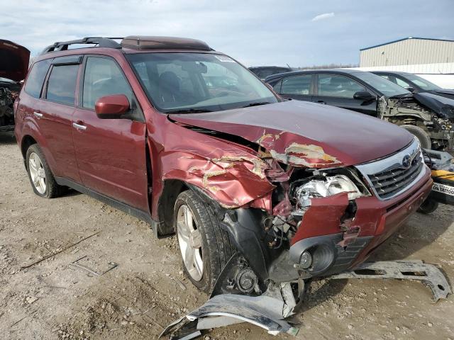 JF2SH64659H769709 - 2009 SUBARU FORESTER 2.5X LIMITED BURGUNDY photo 4