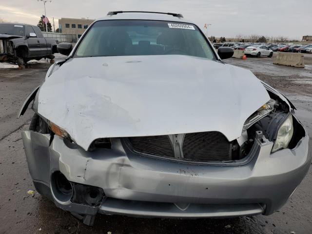 4S4BP61C277333720 - 2007 SUBARU LEGACY OUTBACK 2.5I SILVER photo 5