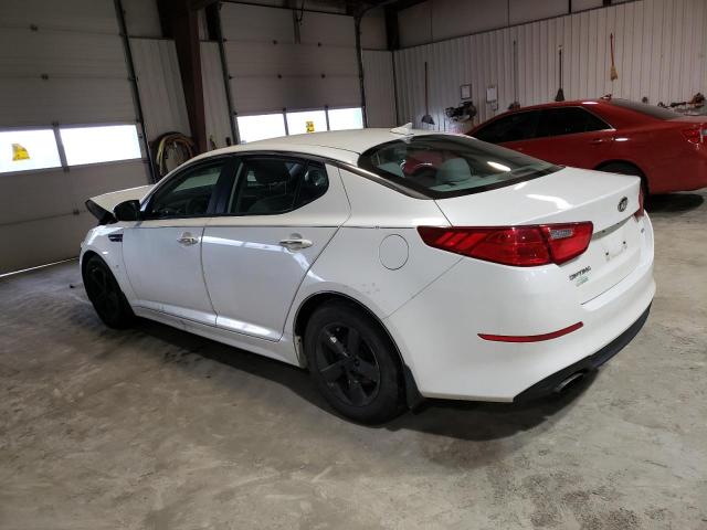 KNAGM4A77F5627843 - 2015 KIA OPTIMA LX WHITE photo 2