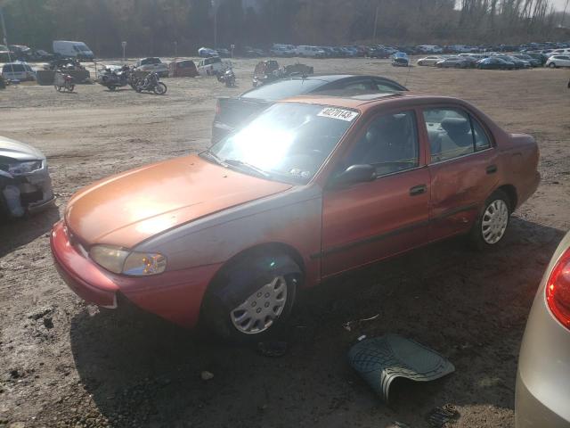 1Y1SK52891Z416981 - 2001 CHEVROLET GEO PRIZM BASE ORANGE photo 1