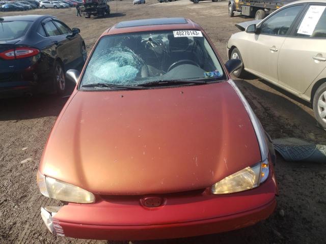 1Y1SK52891Z416981 - 2001 CHEVROLET GEO PRIZM BASE ORANGE photo 5