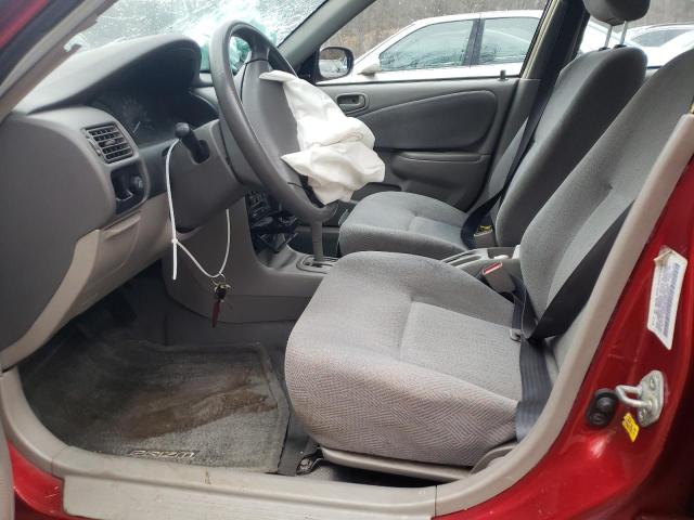 1Y1SK52891Z416981 - 2001 CHEVROLET GEO PRIZM BASE ORANGE photo 7