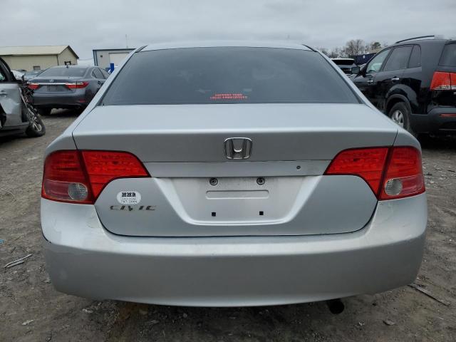 1HGFA16887L082256 - 2007 HONDA CIVIC EX SILVER photo 6