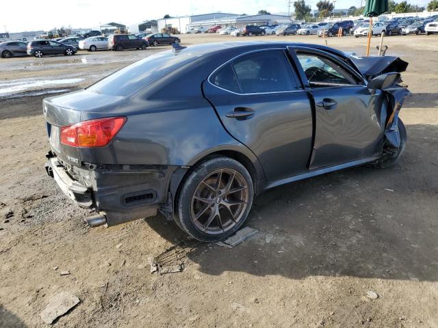 JTHBK262X75035681 - 2007 LEXUS IS 250 GRAY photo 3