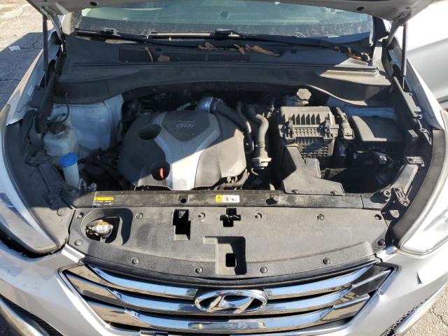 5XYZWDLA4EG221040 - 2014 HYUNDAI SANTA FE S SILVER photo 12