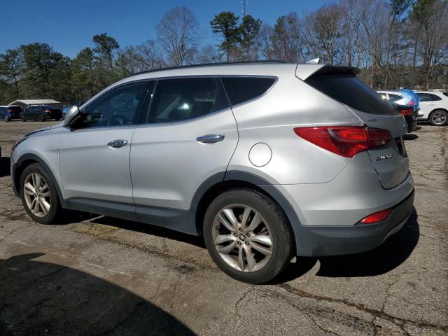 5XYZWDLA4EG221040 - 2014 HYUNDAI SANTA FE S SILVER photo 2