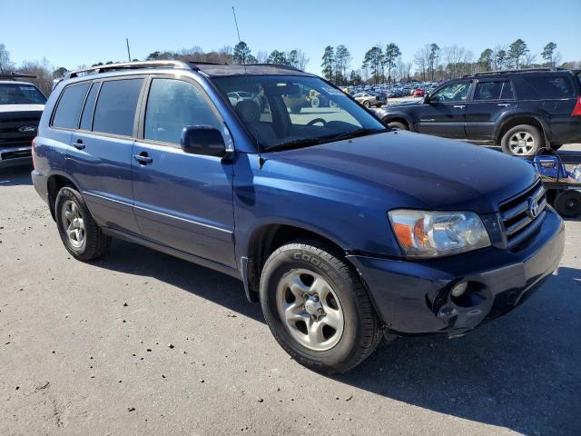 JTEGD21A570165909 - 2007 TOYOTA HIGHLANDER BLUE photo 4