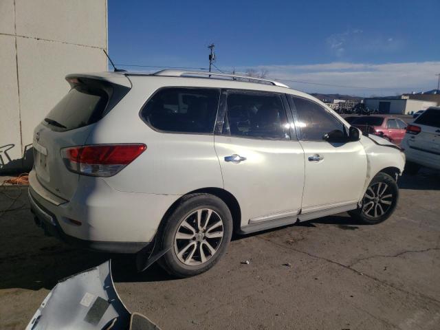 5N1AR2MN0EC723912 - 2014 NISSAN PATHFINDER S WHITE photo 3