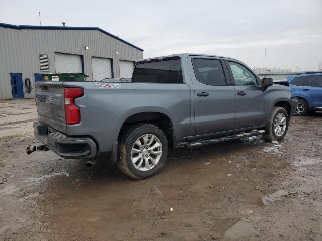 1GCPYBEH3KZ289083 - 2019 CHEVROLET SILVERADO K1500 CUSTOM GRAY photo 3