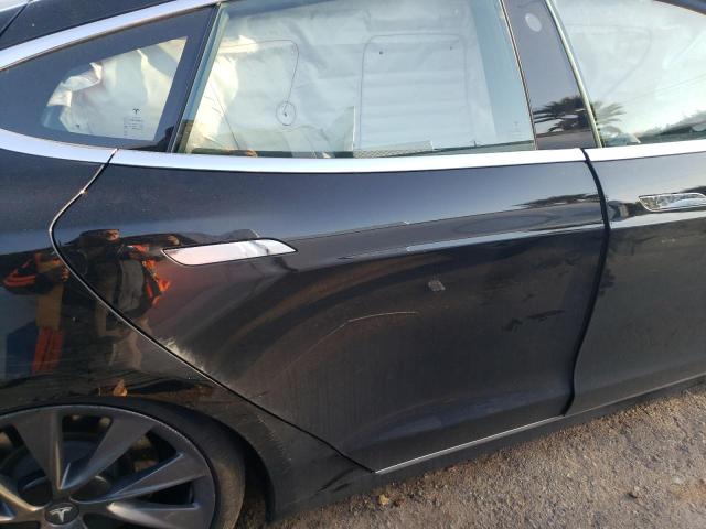 5YJSA1E22MF419058 - 2021 TESLA MODEL S Սև լուսանկար 10