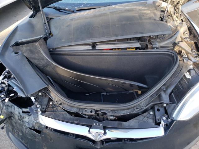 5YJSA1E22MF419058 - 2021 TESLA MODEL S Սև լուսանկար 11