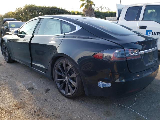 5YJSA1E22MF419058 - 2021 TESLA MODEL S Սև լուսանկար 2