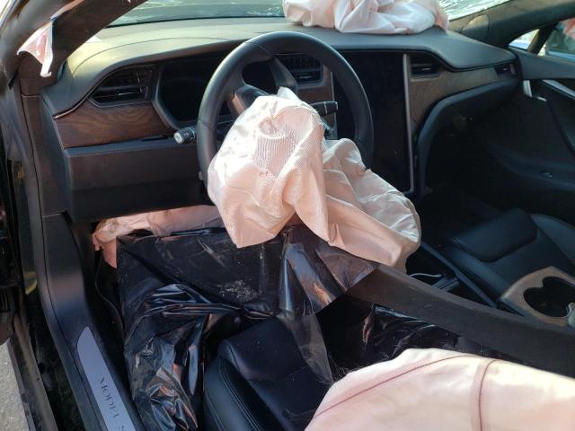 5YJSA1E22MF419058 - 2021 TESLA MODEL S Սև լուսանկար 8