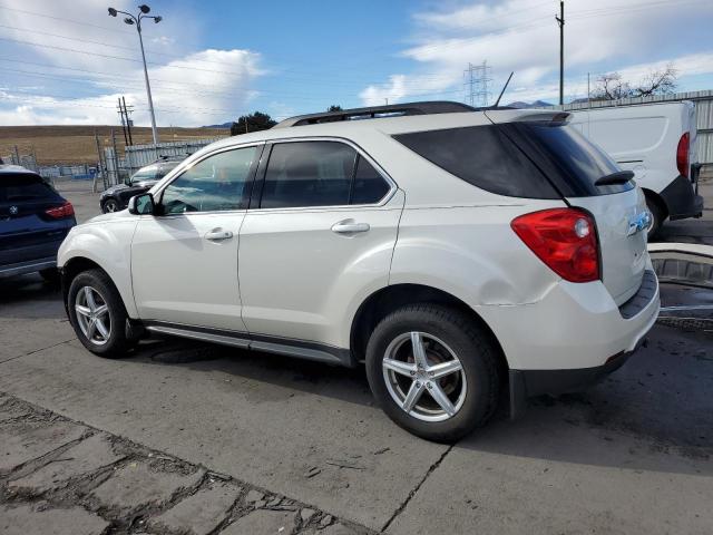 1GNALBEK8EZ123797 - 2014 CHEVROLET EQUINOX LT WHITE photo 2