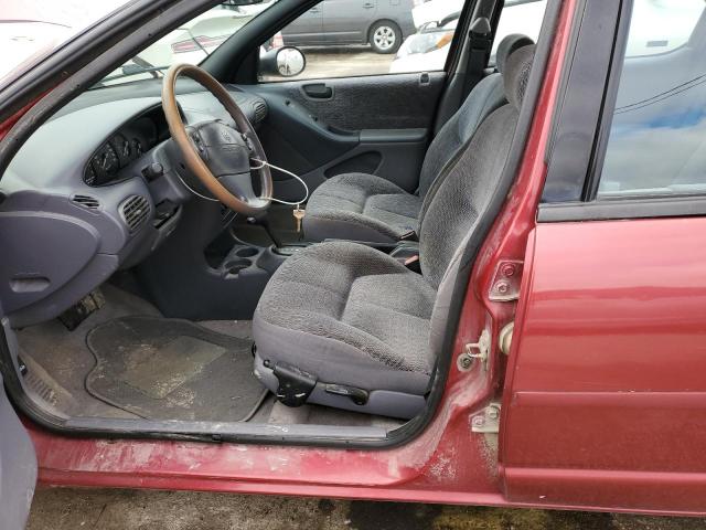 1B3EJ46X5SN599435 - 1995 DODGE STRATUS BURGUNDY photo 7