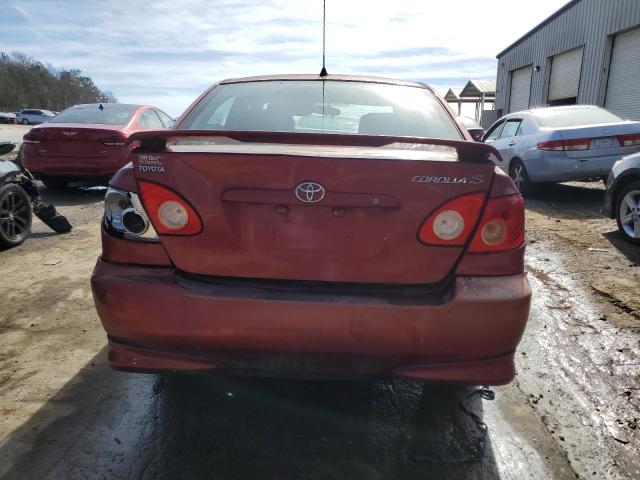 1NXBR32E37Z786481 - 2007 TOYOTA COROLLA CE RED photo 6