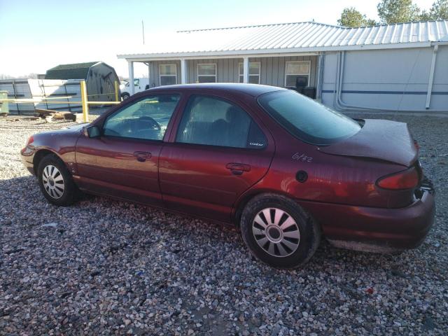 1FAFP65Z0WK314881 - 1998 FORD CONTOUR BASE BURGUNDY photo 2