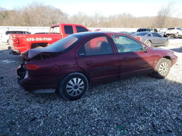 1FAFP65Z0WK314881 - 1998 FORD CONTOUR BASE BURGUNDY photo 3