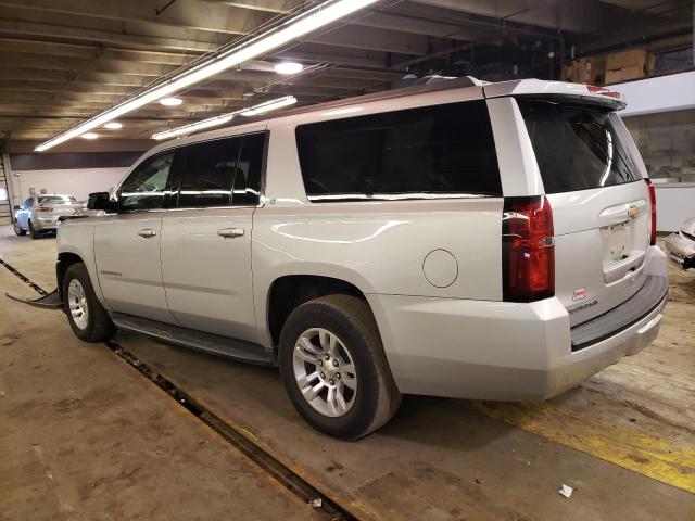 1GNSKJKC0FR729658 - 2015 CHEVROLET SUBURBAN K1500 LT SILVER photo 2