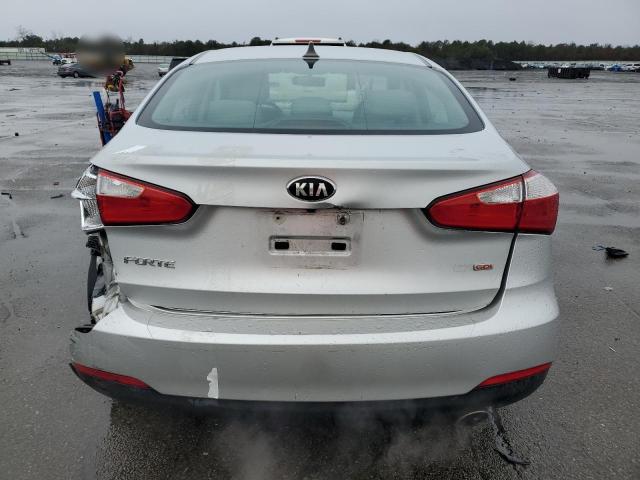 KNAFX4A85E5048943 - 2014 KIA FORTE EX SILVER photo 6