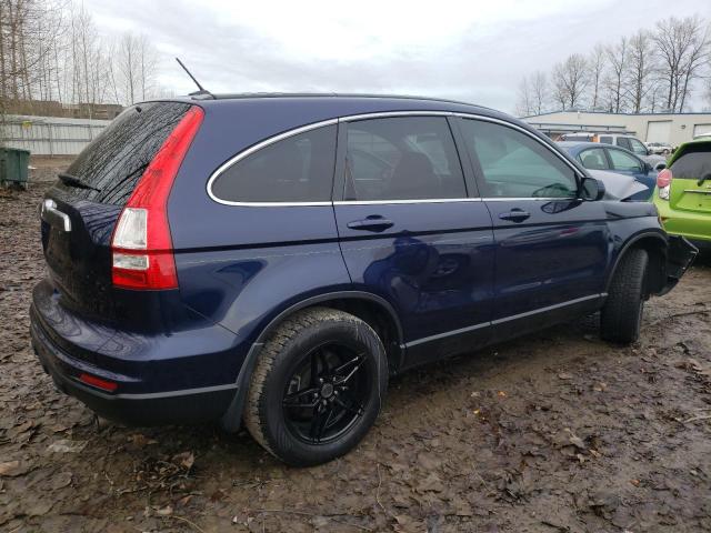 5J6RE3H71AL031117 - 2010 HONDA CR-V EXL BLUE photo 3