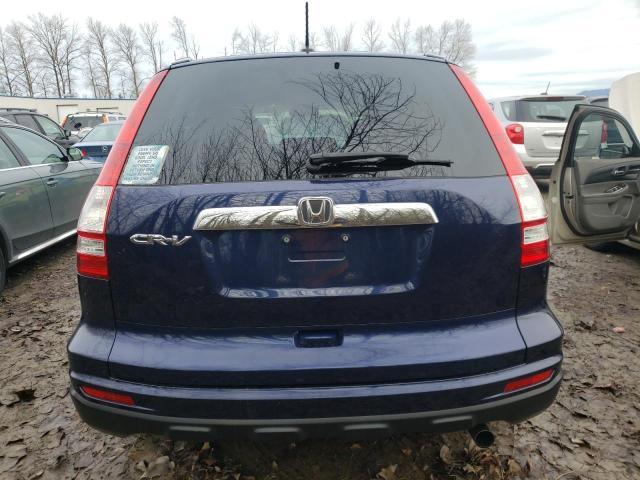 5J6RE3H71AL031117 - 2010 HONDA CR-V EXL BLUE photo 6