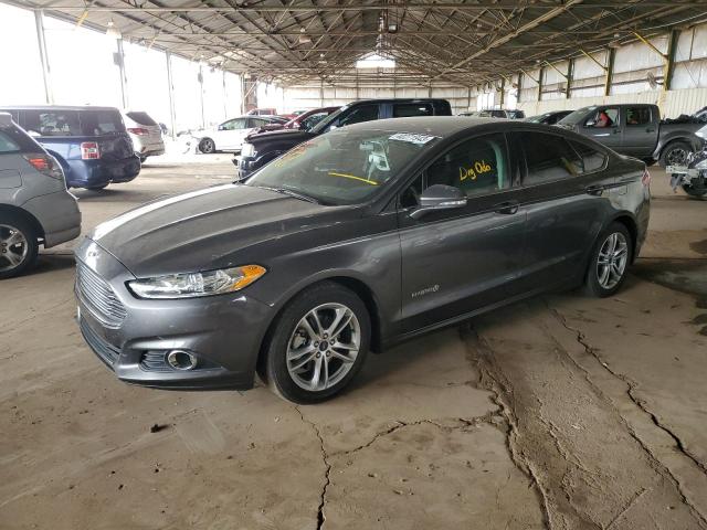 3FA6P0LU6GR404926 - 2016 FORD FUSION SE HYBRID GRAY photo 1