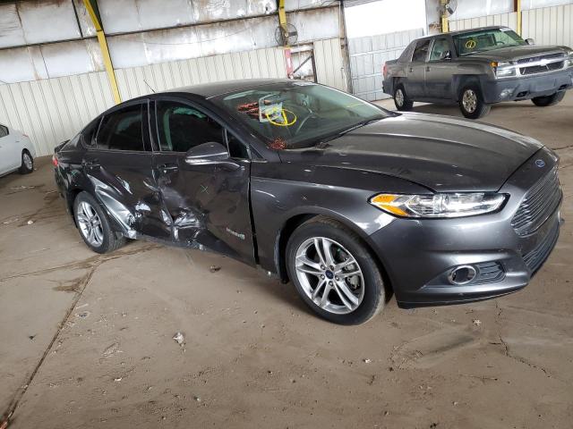 3FA6P0LU6GR404926 - 2016 FORD FUSION SE HYBRID GRAY photo 4