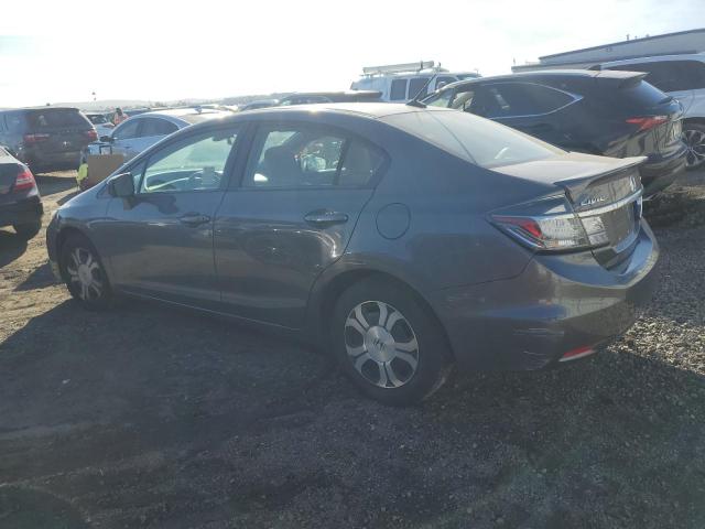 19XFB4F39EE201049 - 2014 HONDA CIVIC HYBRID L GRAY photo 2