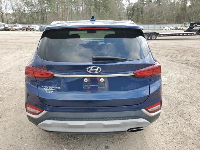 5NMS33AD0KH106387 - 2019 HYUNDAI SANTA FE SEL BLUE photo 6