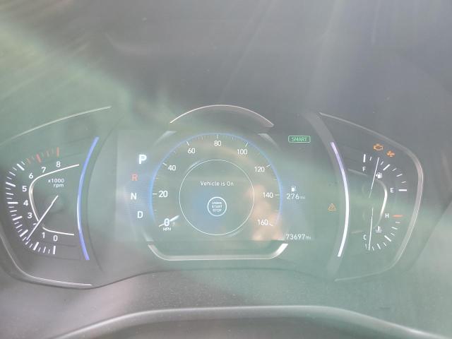 5NMS33AD0KH106387 - 2019 HYUNDAI SANTA FE SEL BLUE photo 9