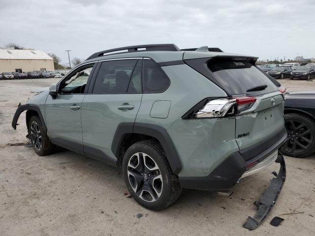 2T3J1RFV2KW004591 - 2019 TOYOTA RAV4 ADVENTURE TEAL photo 2