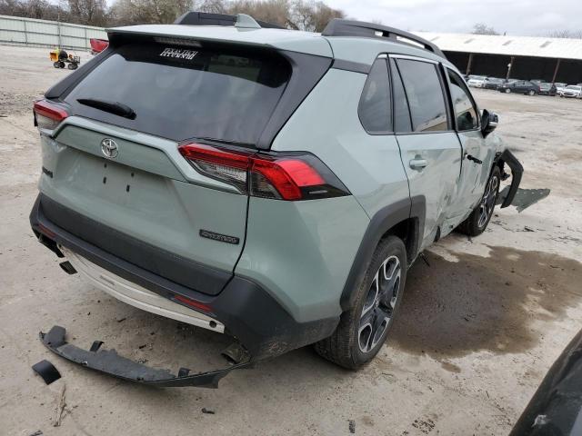 2T3J1RFV2KW004591 - 2019 TOYOTA RAV4 ADVENTURE TEAL photo 3