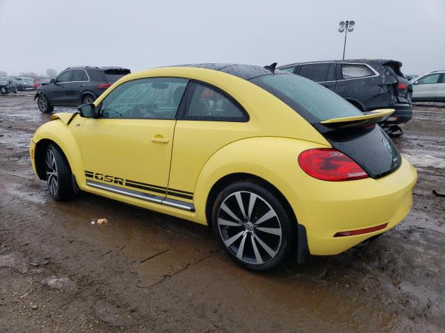 3VWVT7AT6EM628869 - 2014 VOLKSWAGEN BEETLE TURBO YELLOW photo 2