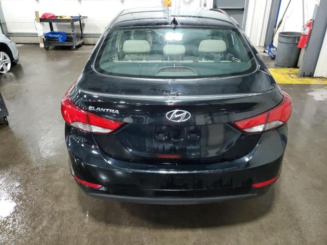 KMHDH4AE8GU600422 - 2016 HYUNDAI ELANTRA SE BLACK photo 6