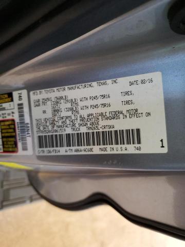 5TFRX5GNXGX061519 - 2016 TOYOTA TACOMA ACCESS CAB Күміс фото 13