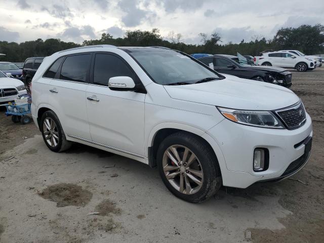 5XYKW4A79EG539003 - 2014 KIA SORENTO SX WHITE photo 4